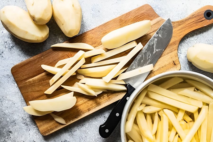 سیب زمینی و برنج برای کباب دیگی