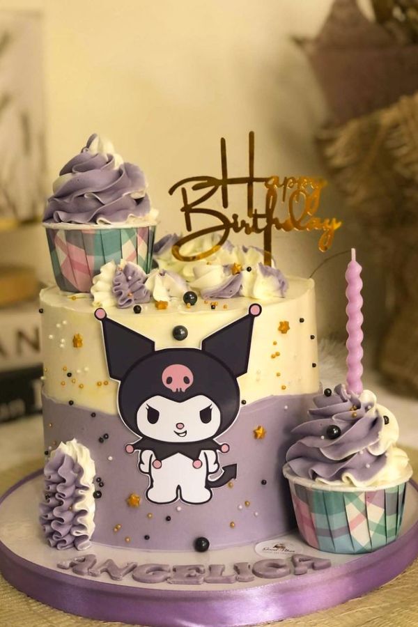 کیک تولد ملوذی و کرومی فانتزی